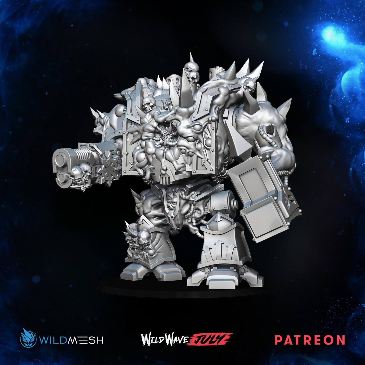 Juggernaut 3D MINIATURE WILDMESH