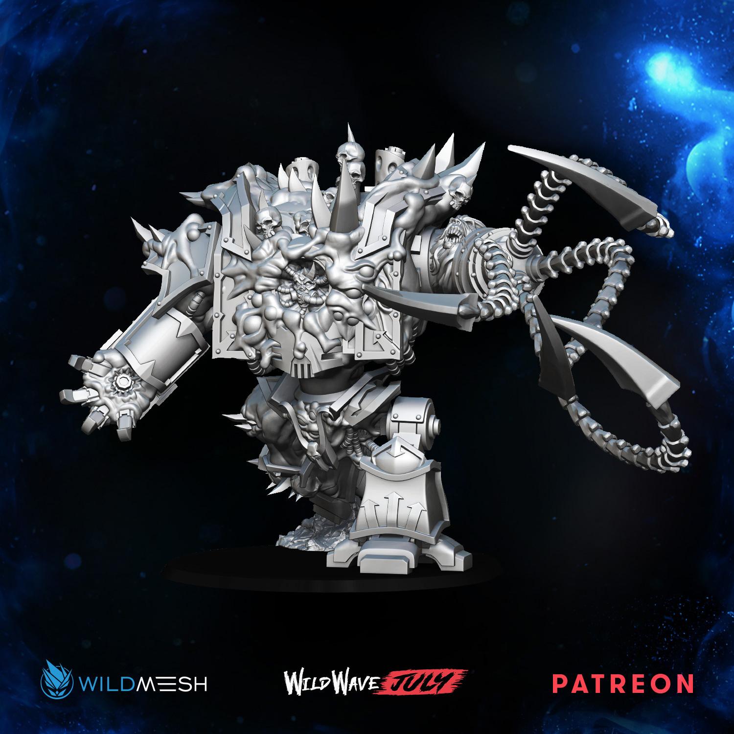 Juggernaut 3D MINIATURE WILDMESH