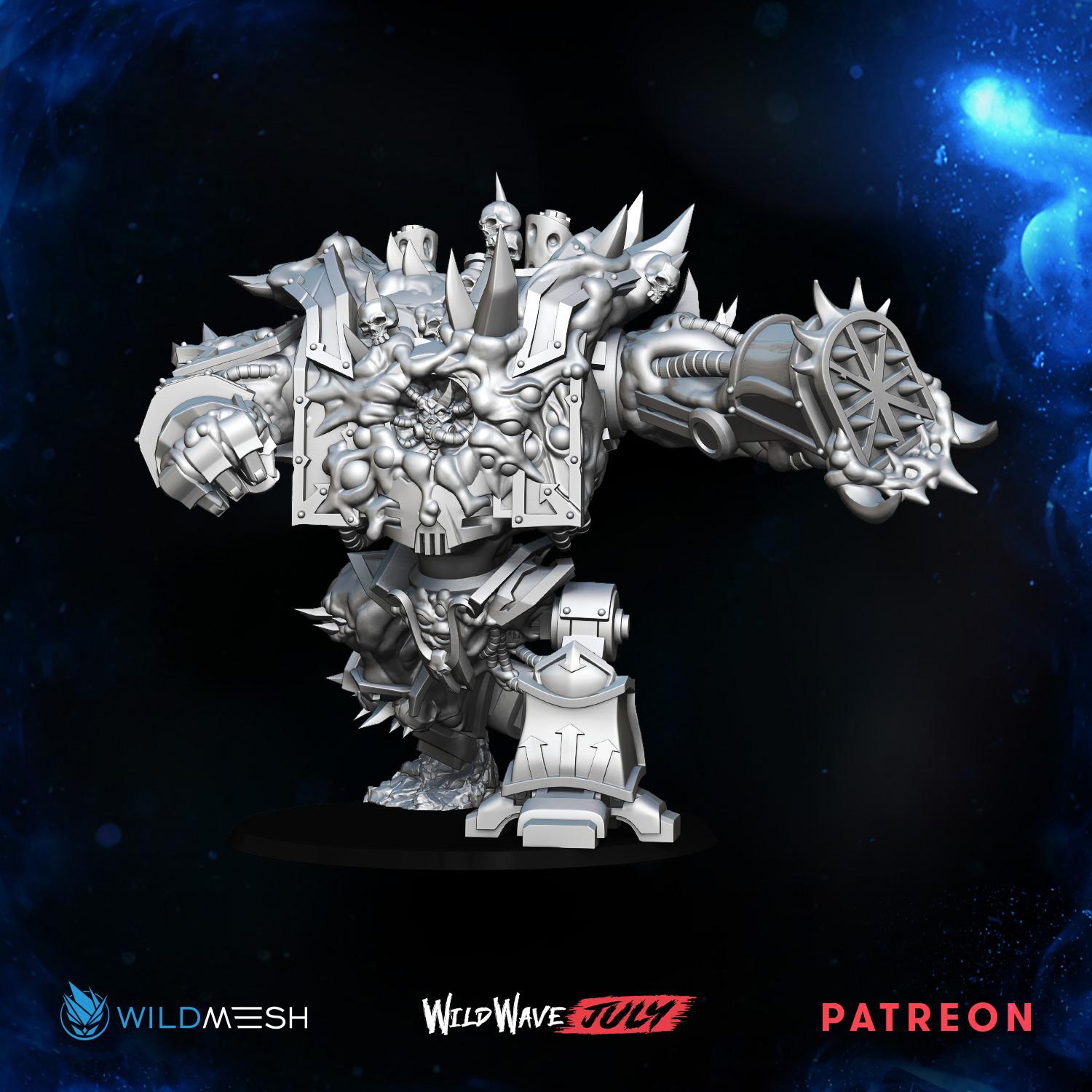 Juggernaut 3D MINIATURE WILDMESH