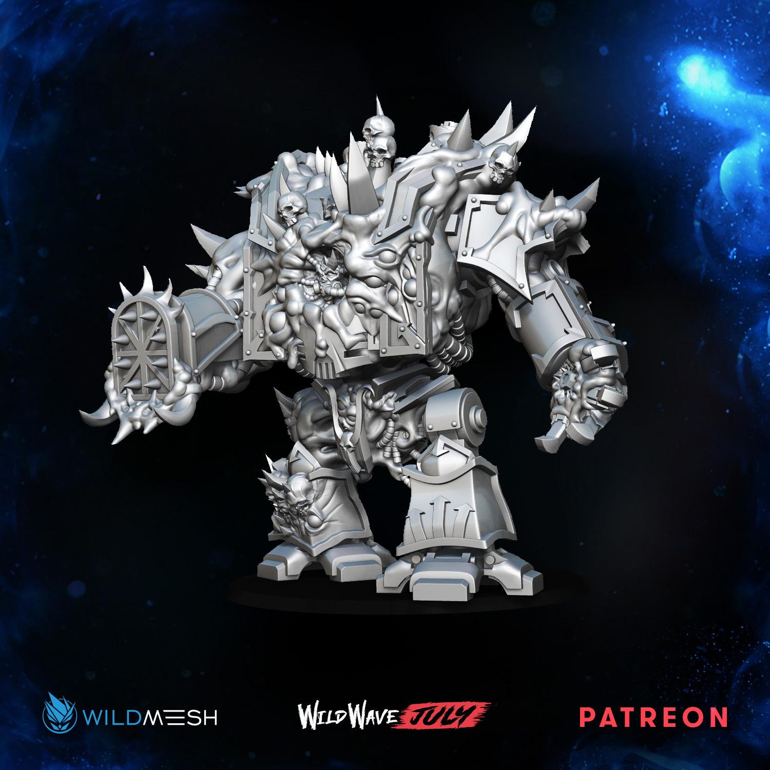 Juggernaut 3D MINIATURE WILDMESH