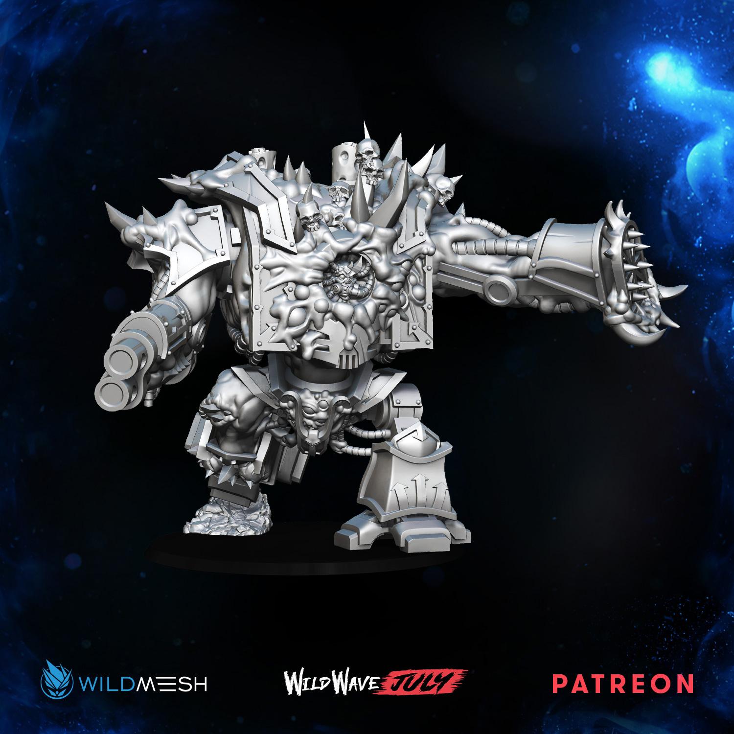 Juggernaut 3D MINIATURE WILDMESH