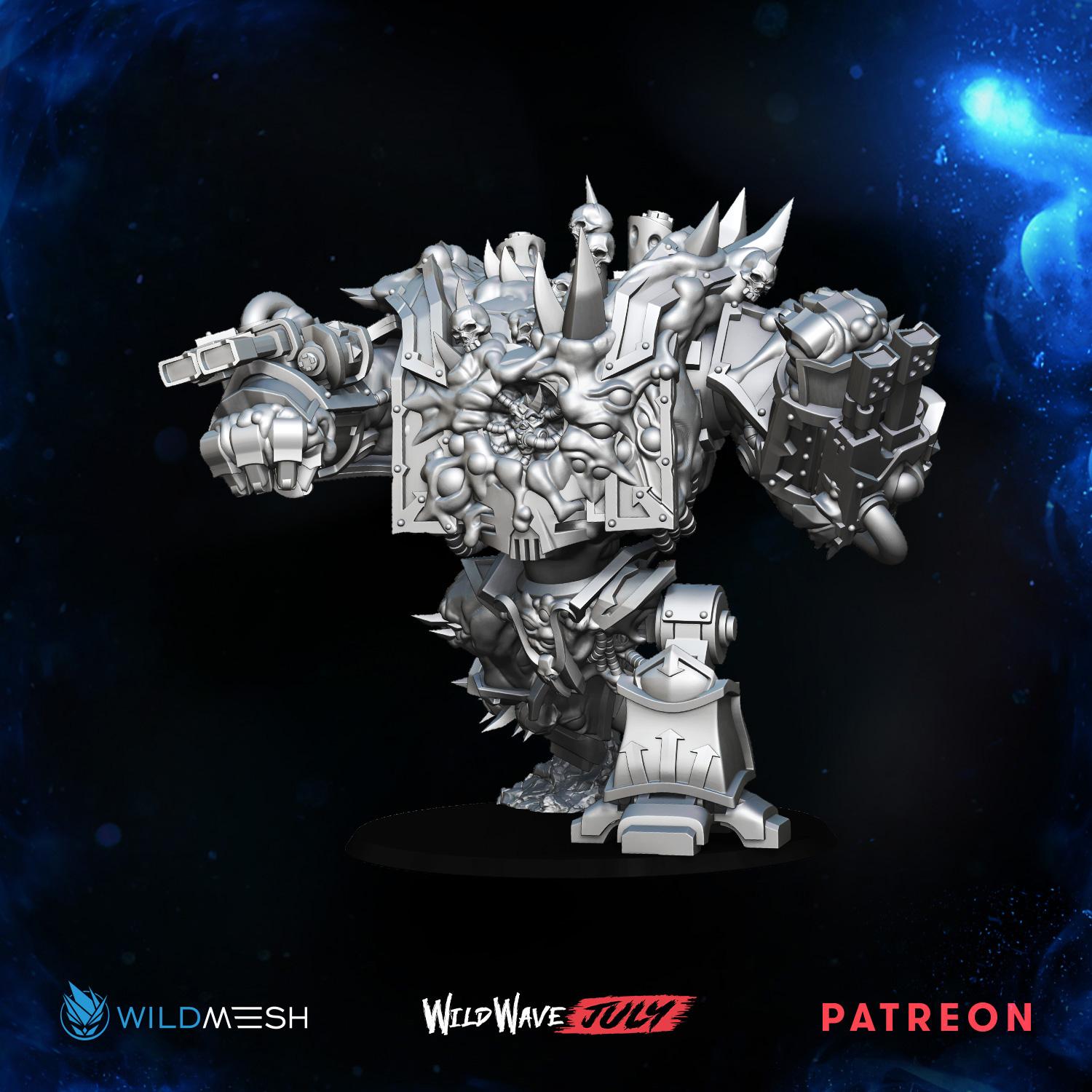 Juggernaut 3D MINIATURE WILDMESH