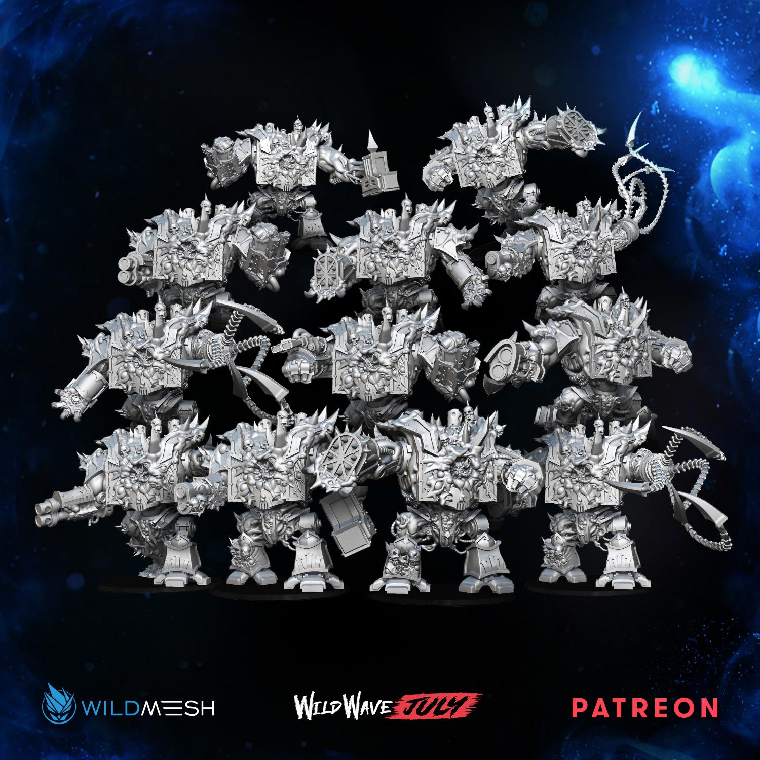 Juggernaut 3D MINIATURE WILDMESH