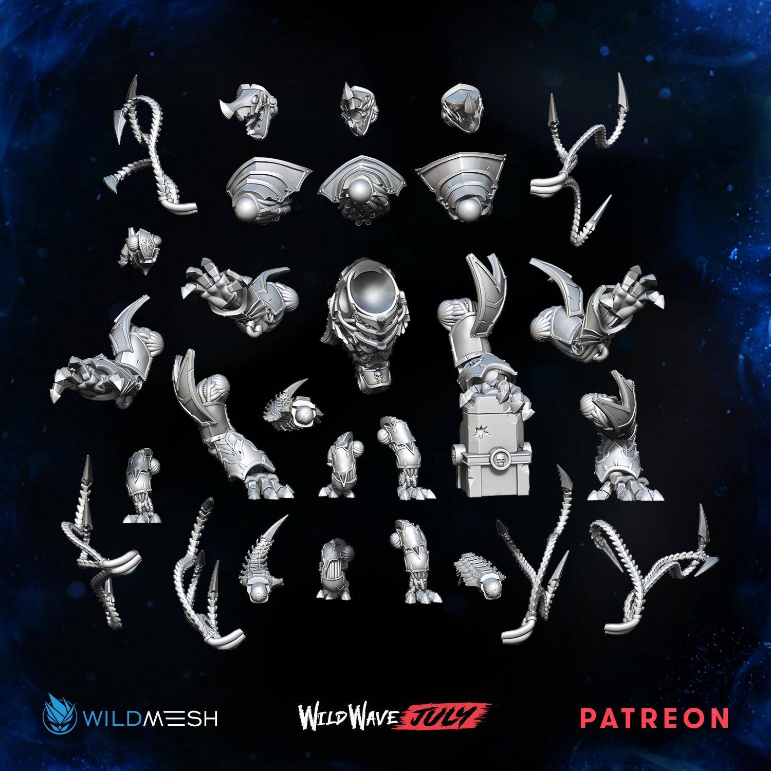 Chaos Steelhound 3D MINIATURE WILDMESH