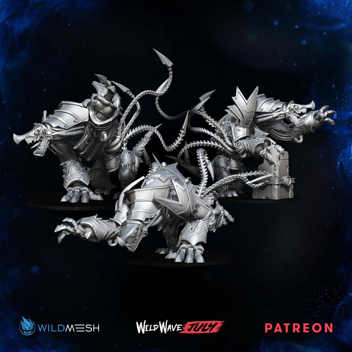 Chaos Steelhound 3D MINIATURE WILDMESH