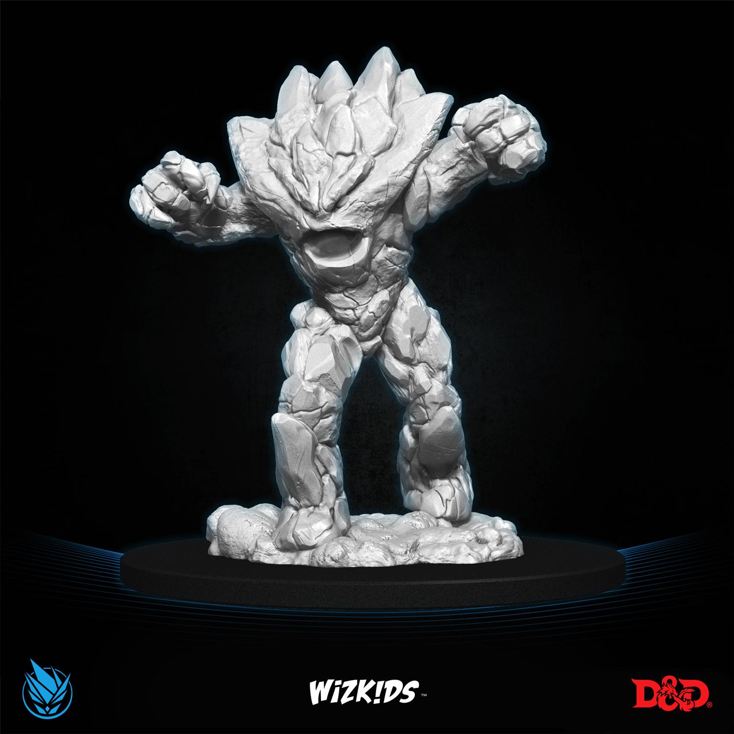 Earth Elemental 3D MINIATURE DnD