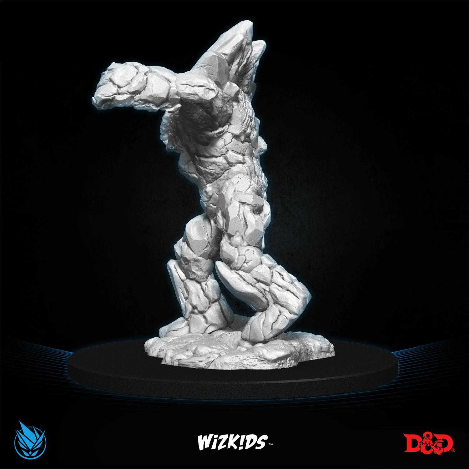 Earth Elemental 3D MINIATURE DnD