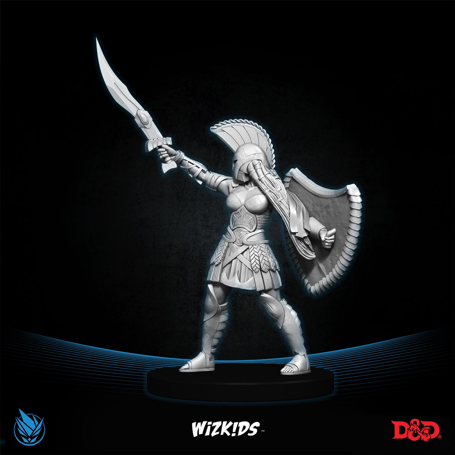 Human Paladin 3D MINIATURE DnD