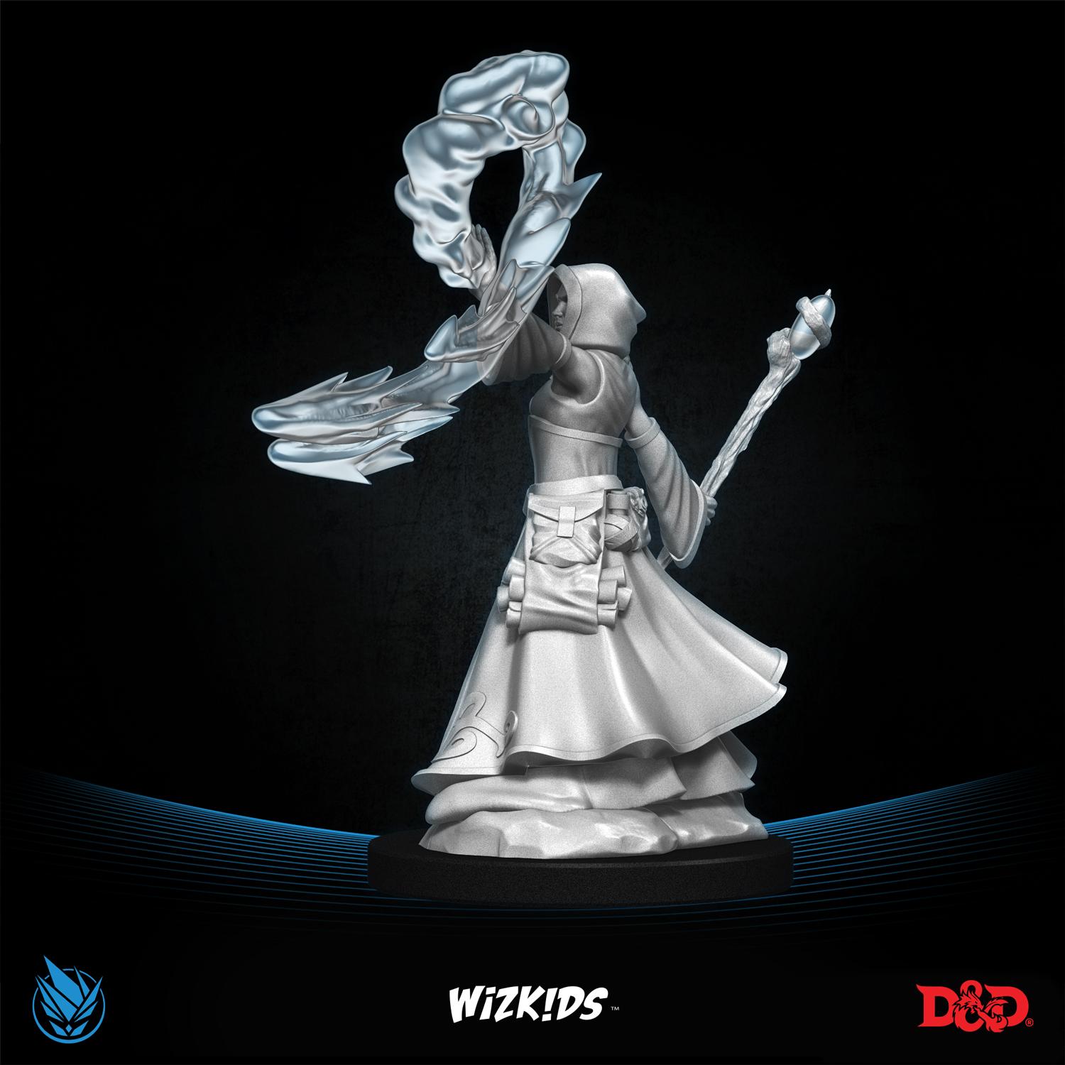 Female Elf Wizard 3D MINIATURE DnD