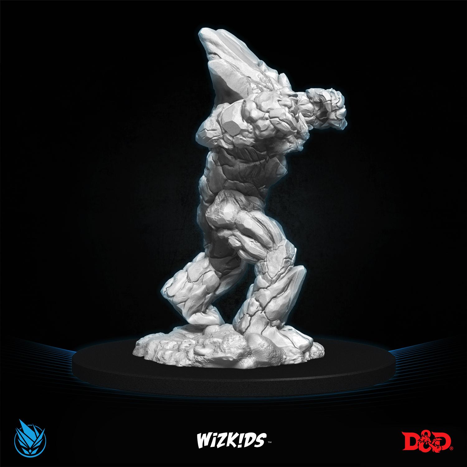 Earth Elemental 3D MINIATURE DnD