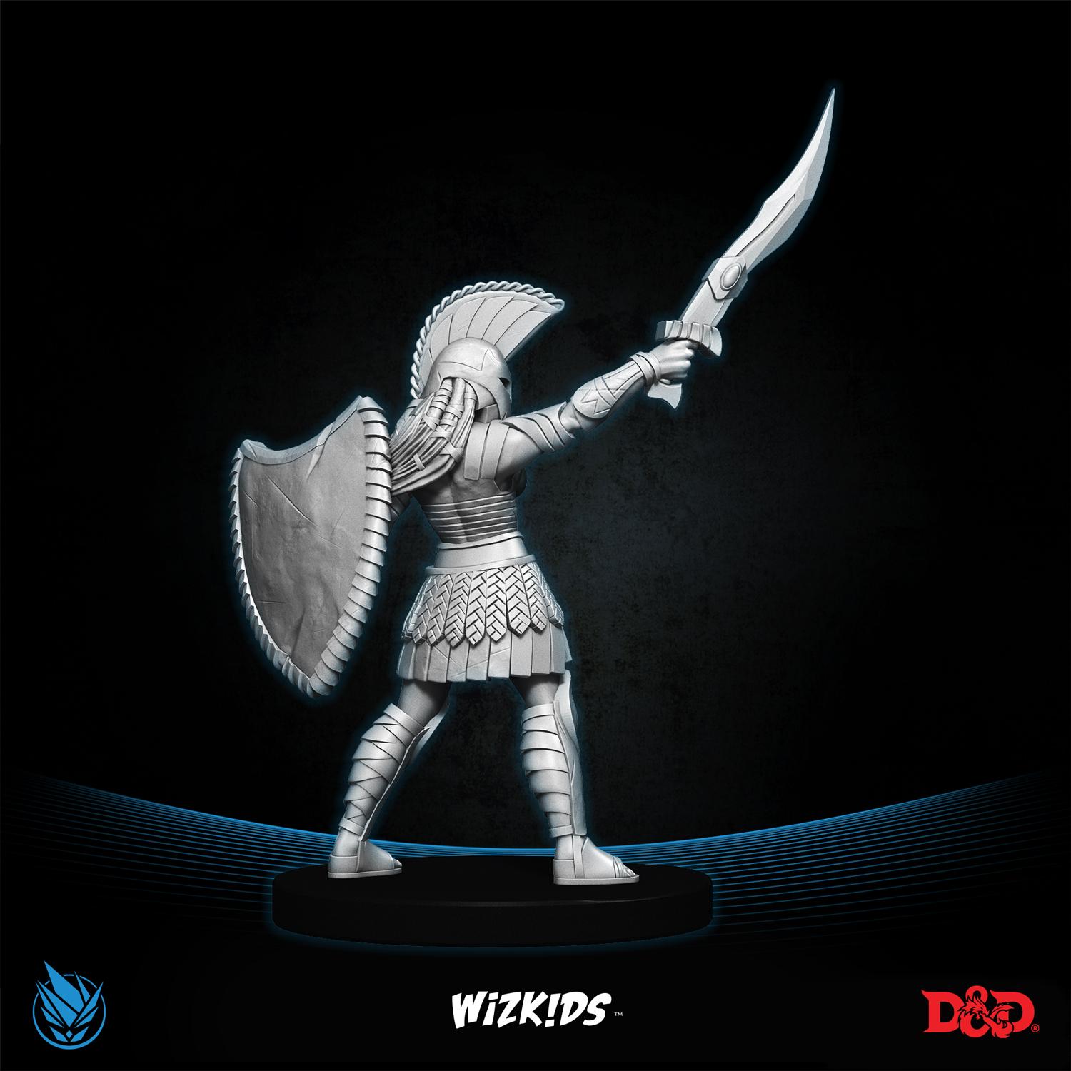 Human Paladin 3D MINIATURE DnD