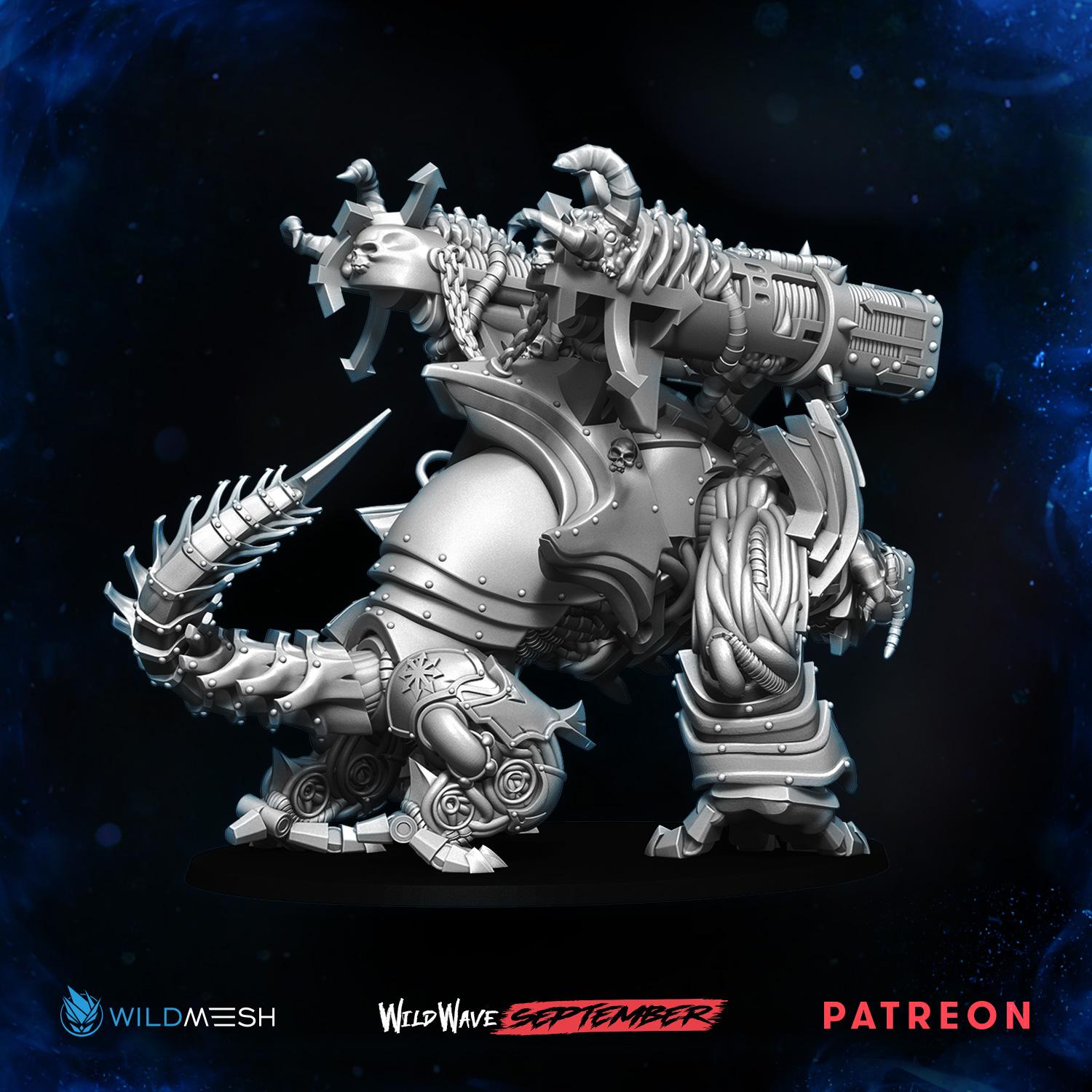 Steelhound Infernus 3D MINIATURE WILDMESH