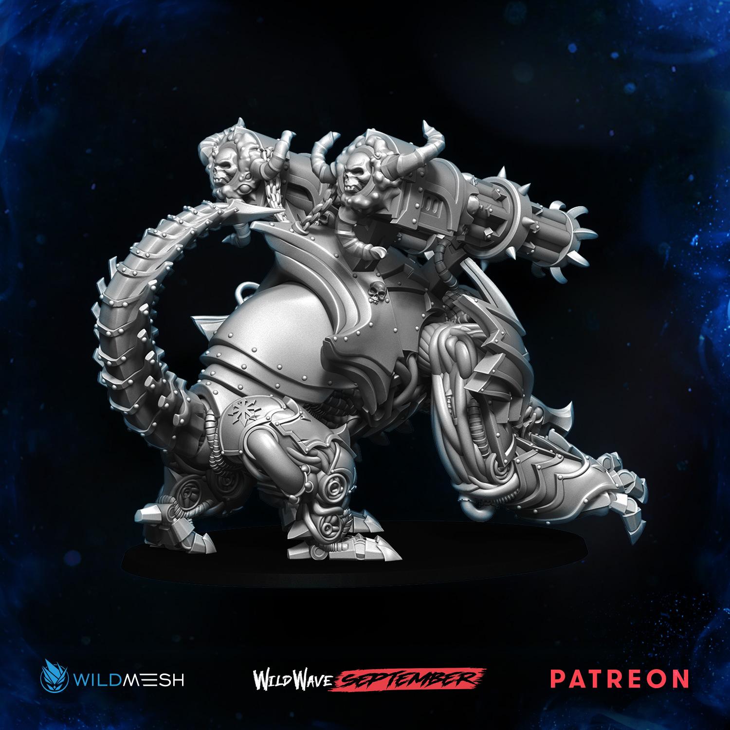 Steelhound Infernus 3D MINIATURE WILDMESH