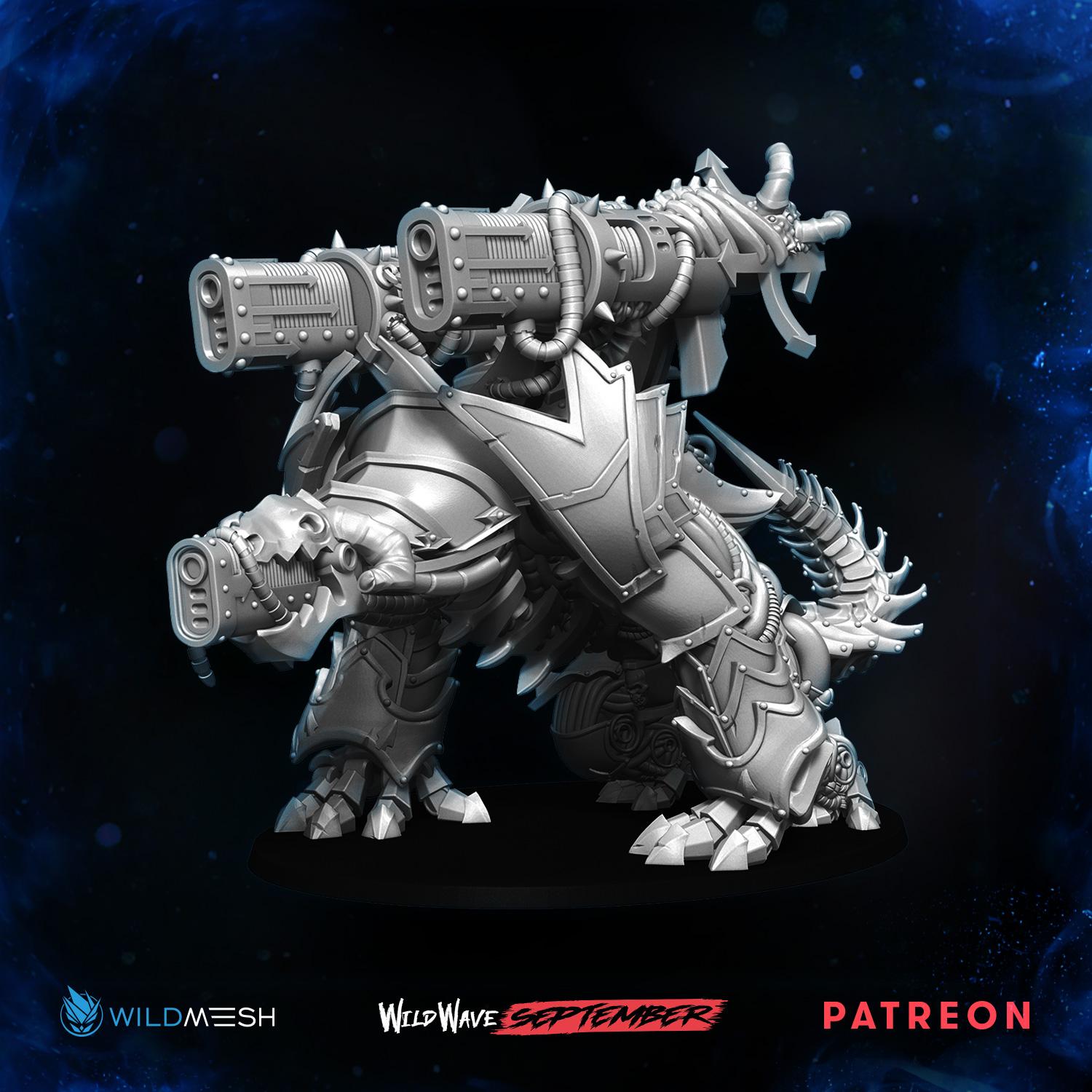 Steelhound Infernus 3D MINIATURE WILDMESH