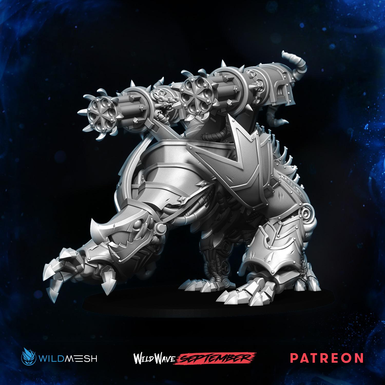 Steelhound Infernus 3D MINIATURE WILDMESH