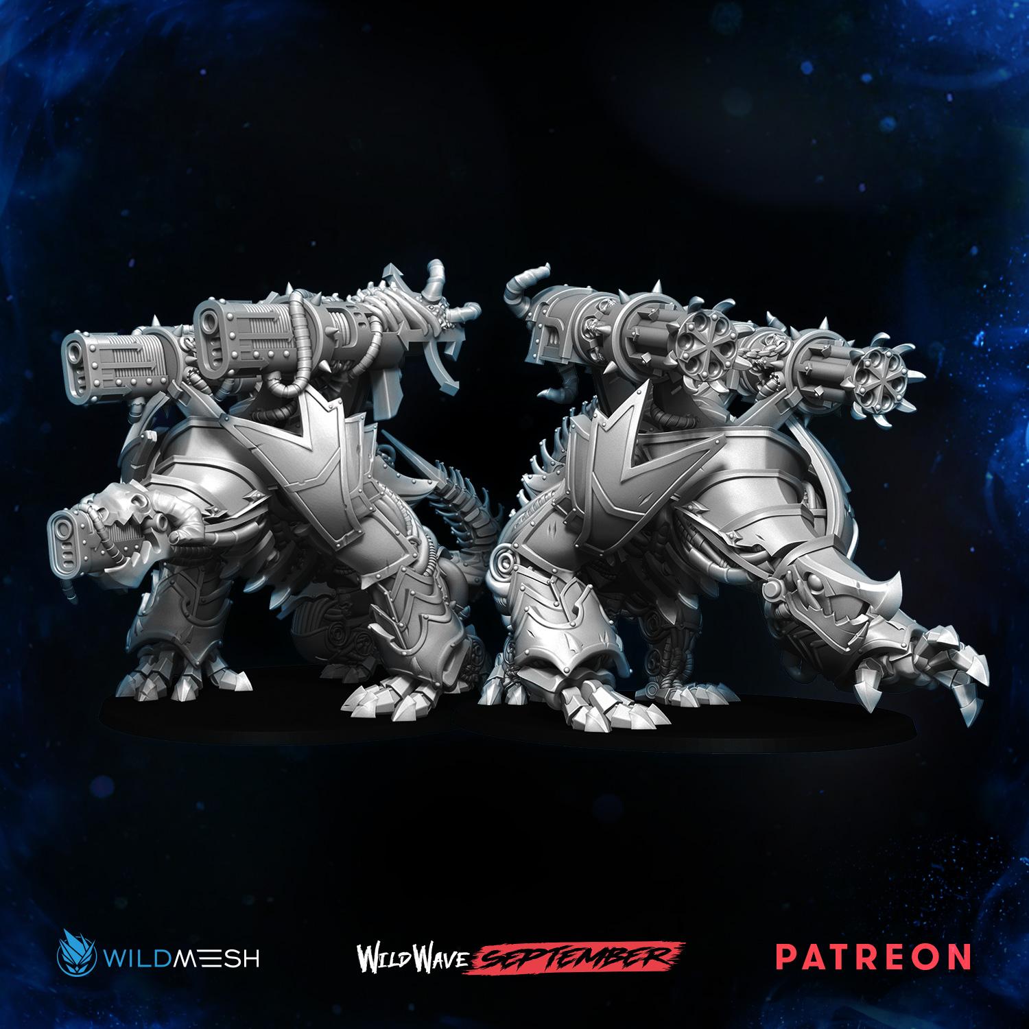 Steelhound Infernus 3D MINIATURE WILDMESH