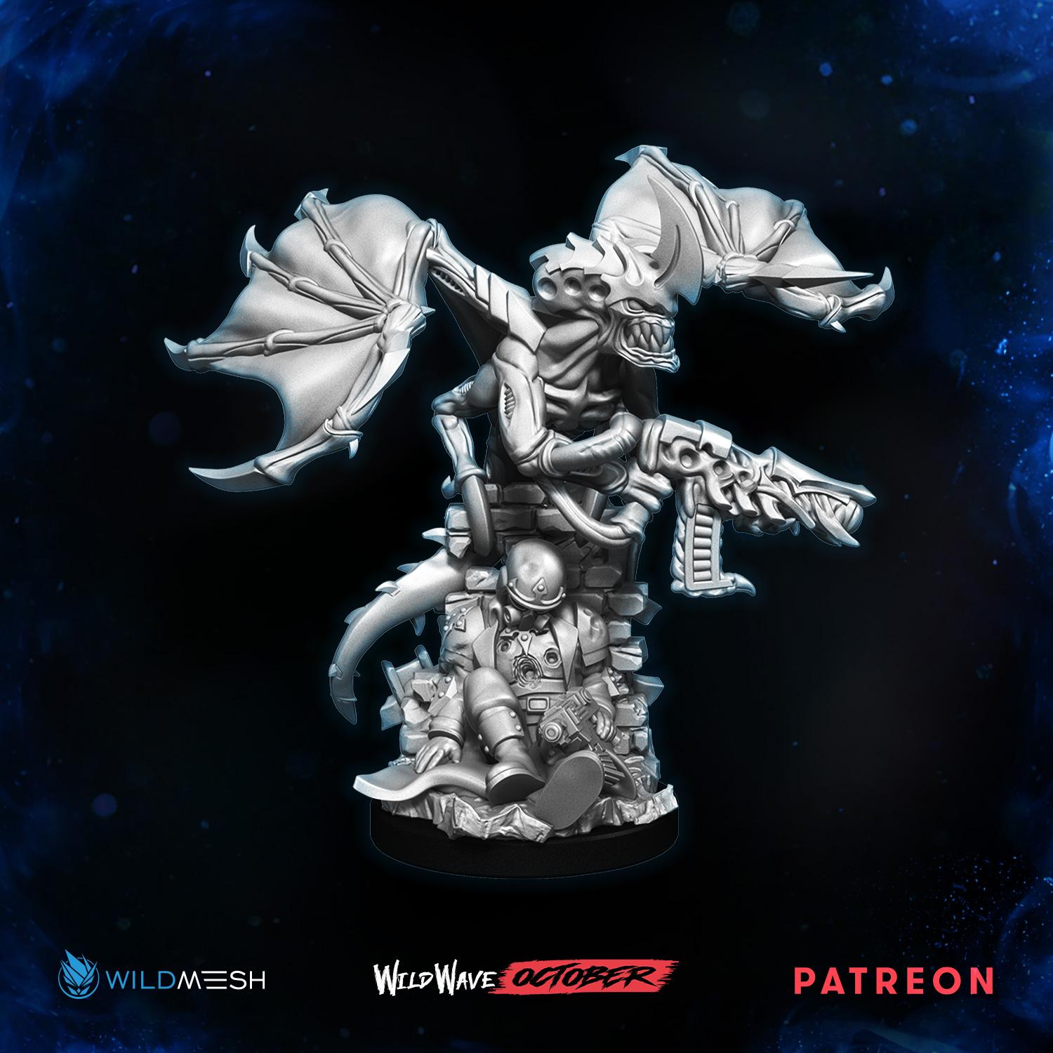 Hive Harpies 3D MINIATURE WILDMESH PATREON