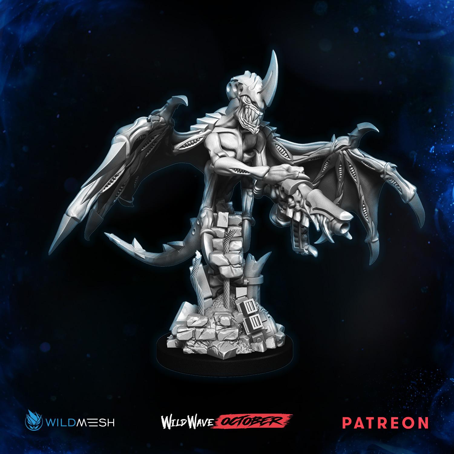 Hive Harpies 3D MINIATURE WILDMESH PATREON