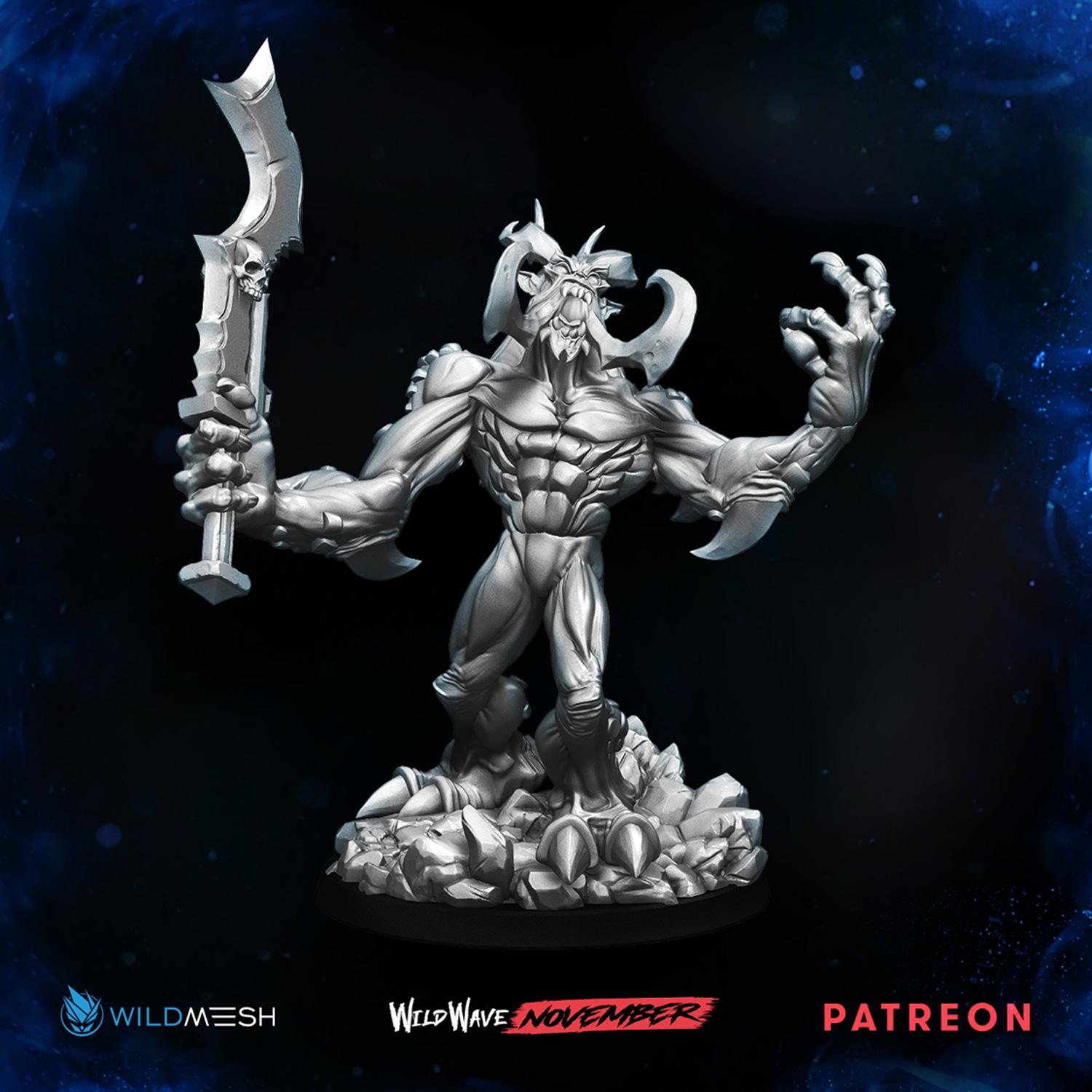 Wrathclaw 3D MINIATURE WILDMESH PATREON