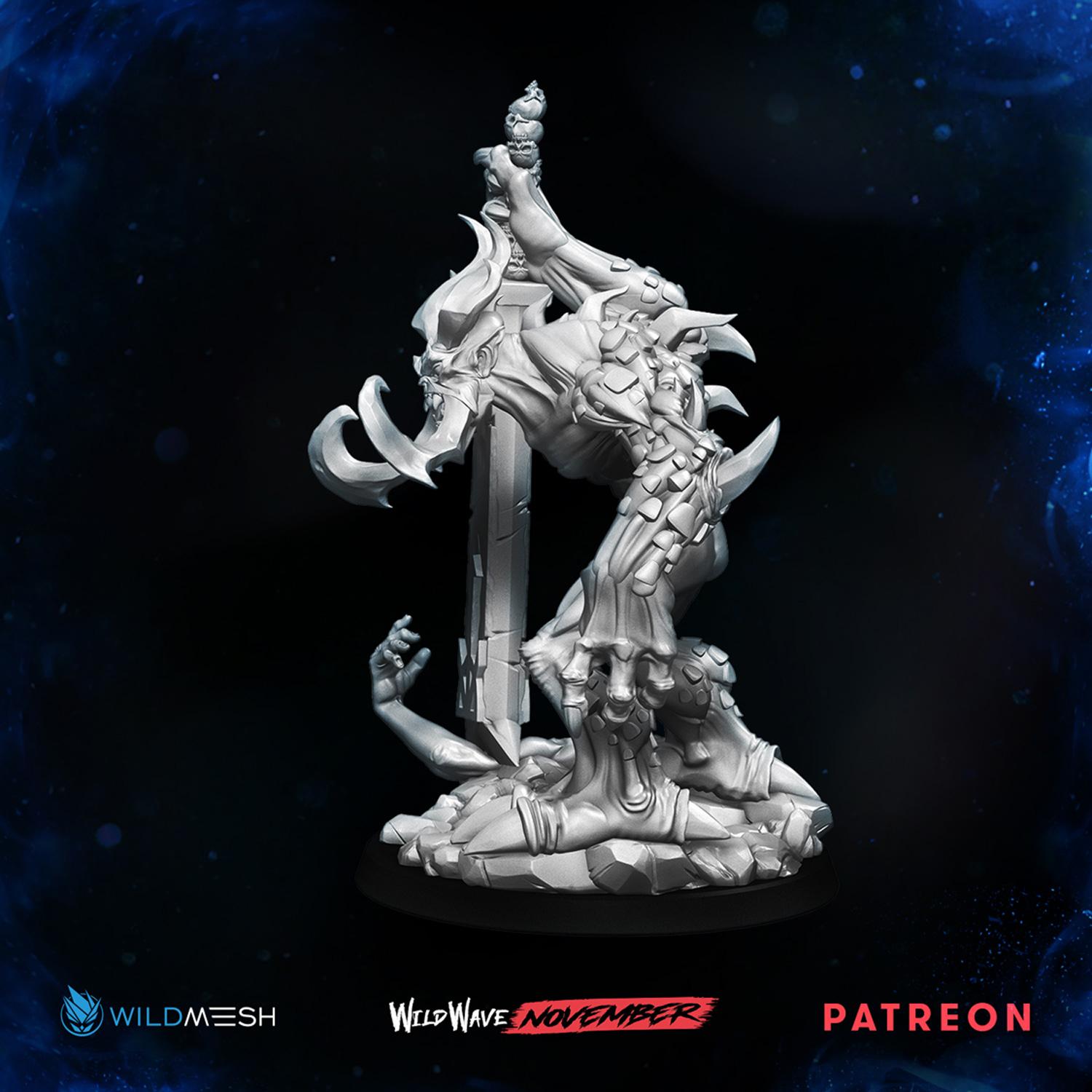 Wrathclaw 3D MINIATURE WILDMESH PATREON