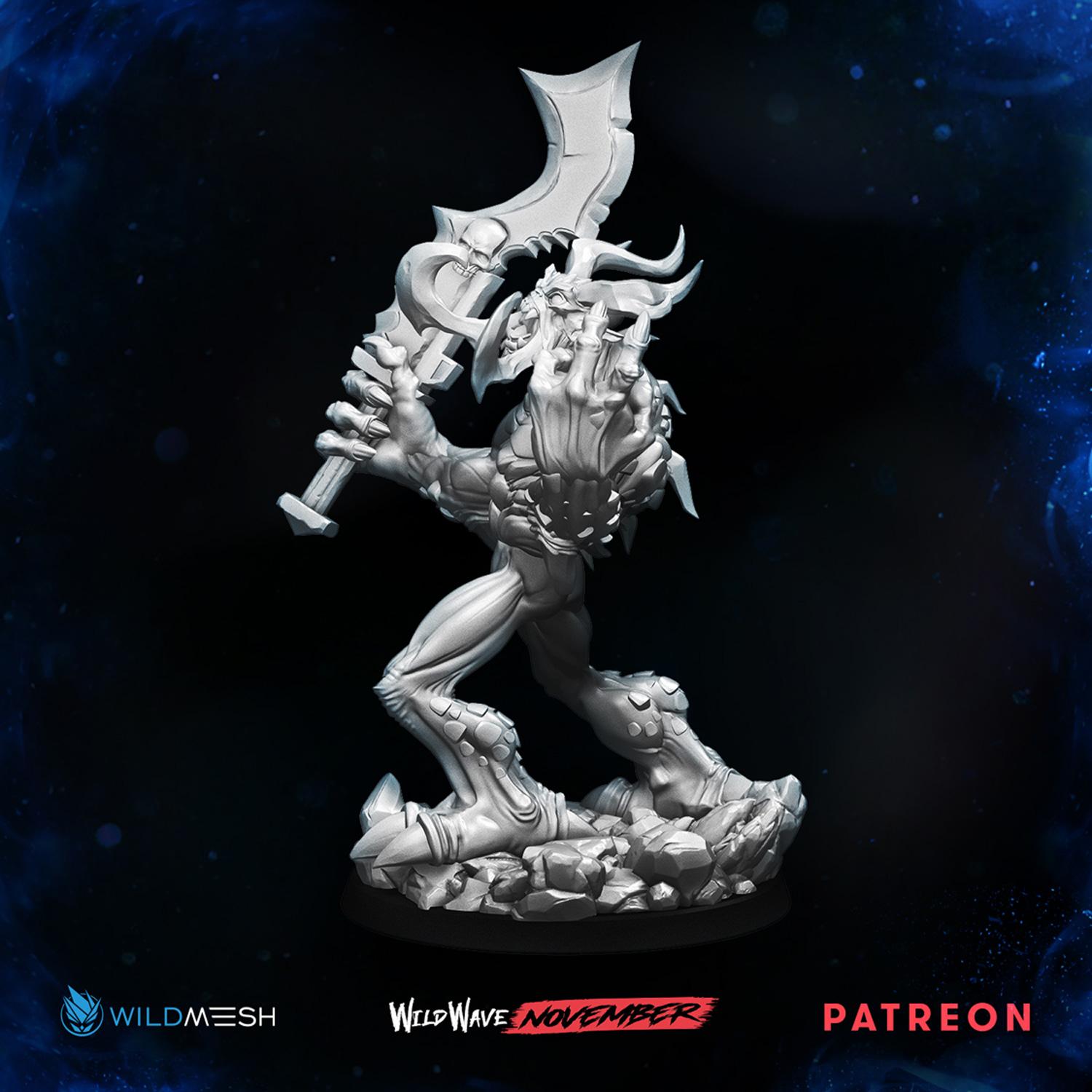 Wrathclaw 3D MINIATURE WILDMESH PATREON