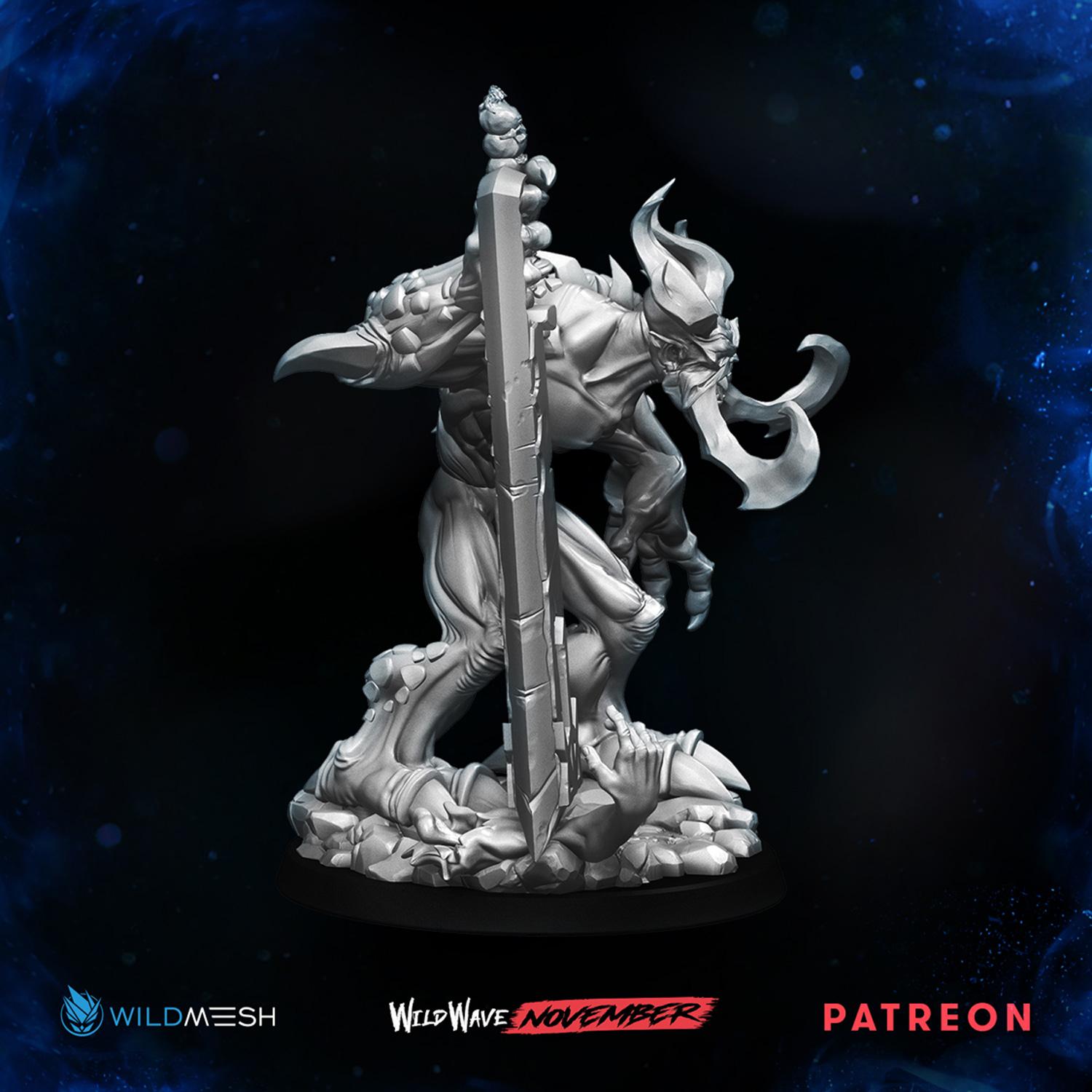 Wrathclaw 3D MINIATURE WILDMESH PATREON