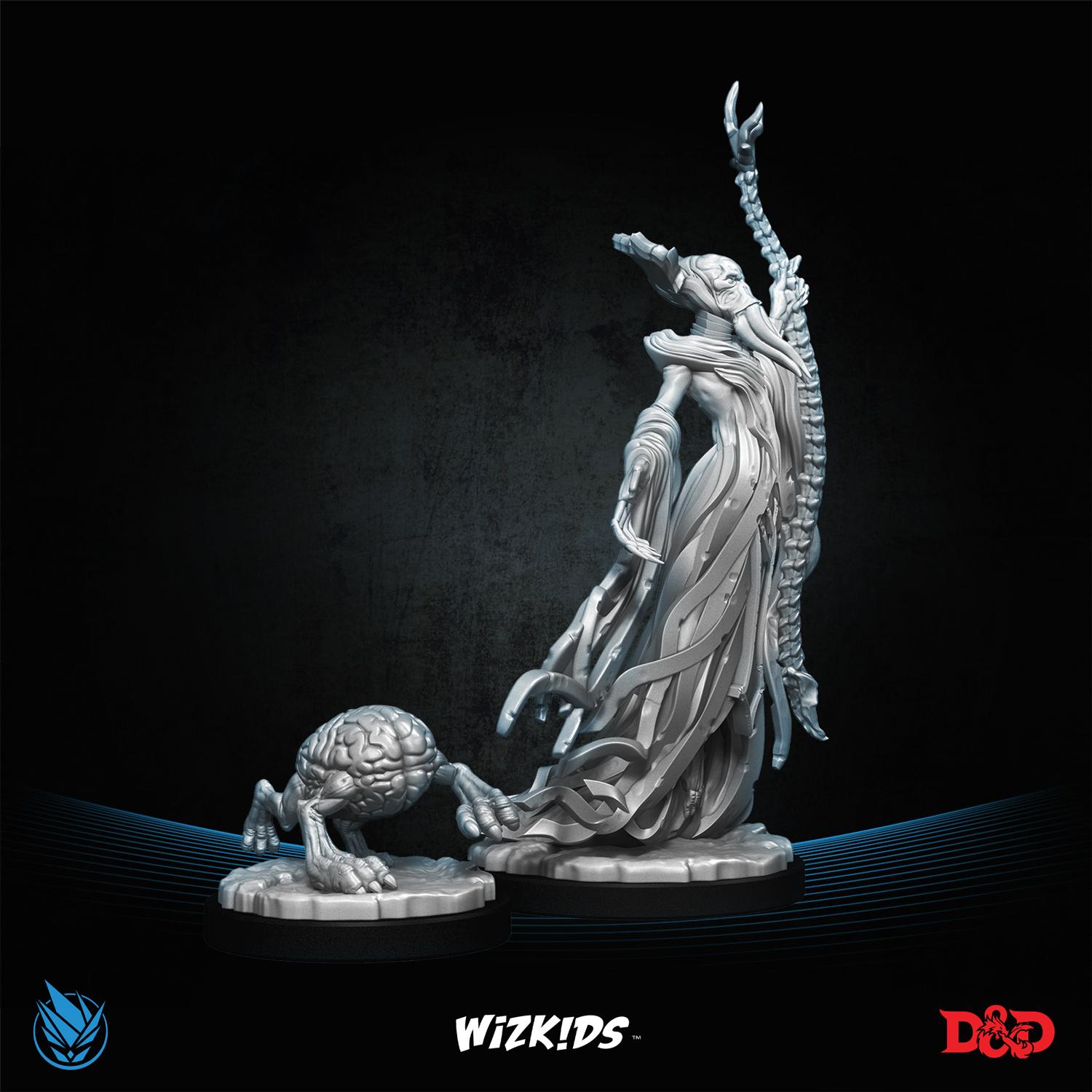 MIND FLAYER 3D MINIATURE D&D