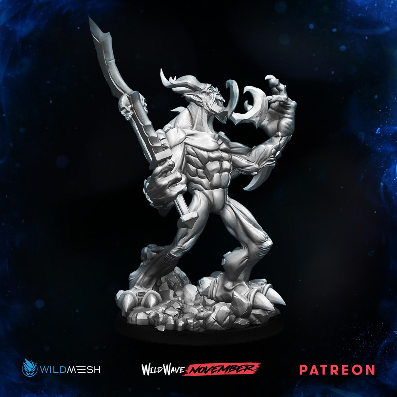 Wrathclaw 3D MINIATURE WILDMESH PATREON