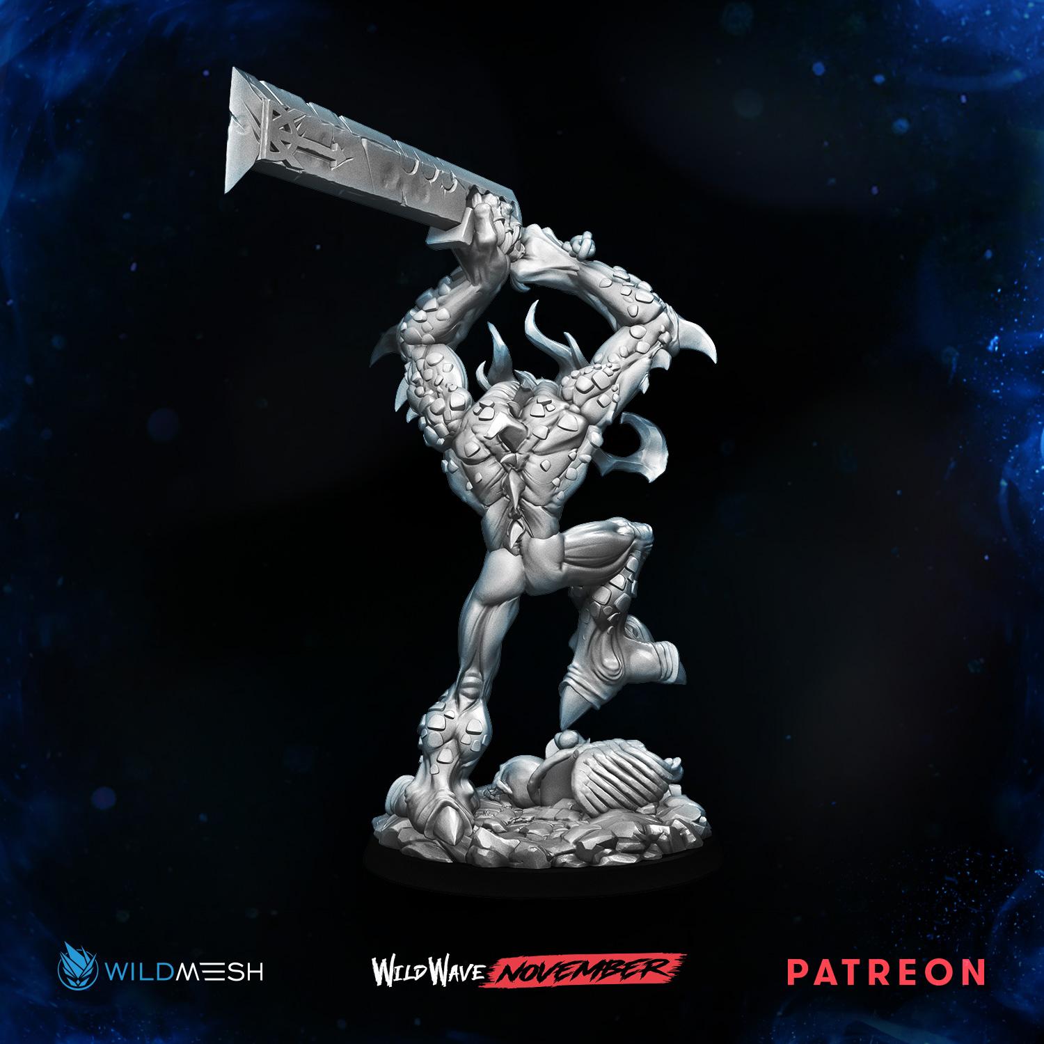 Wrathclaw 3D MINIATURE WILDMESH PATREON