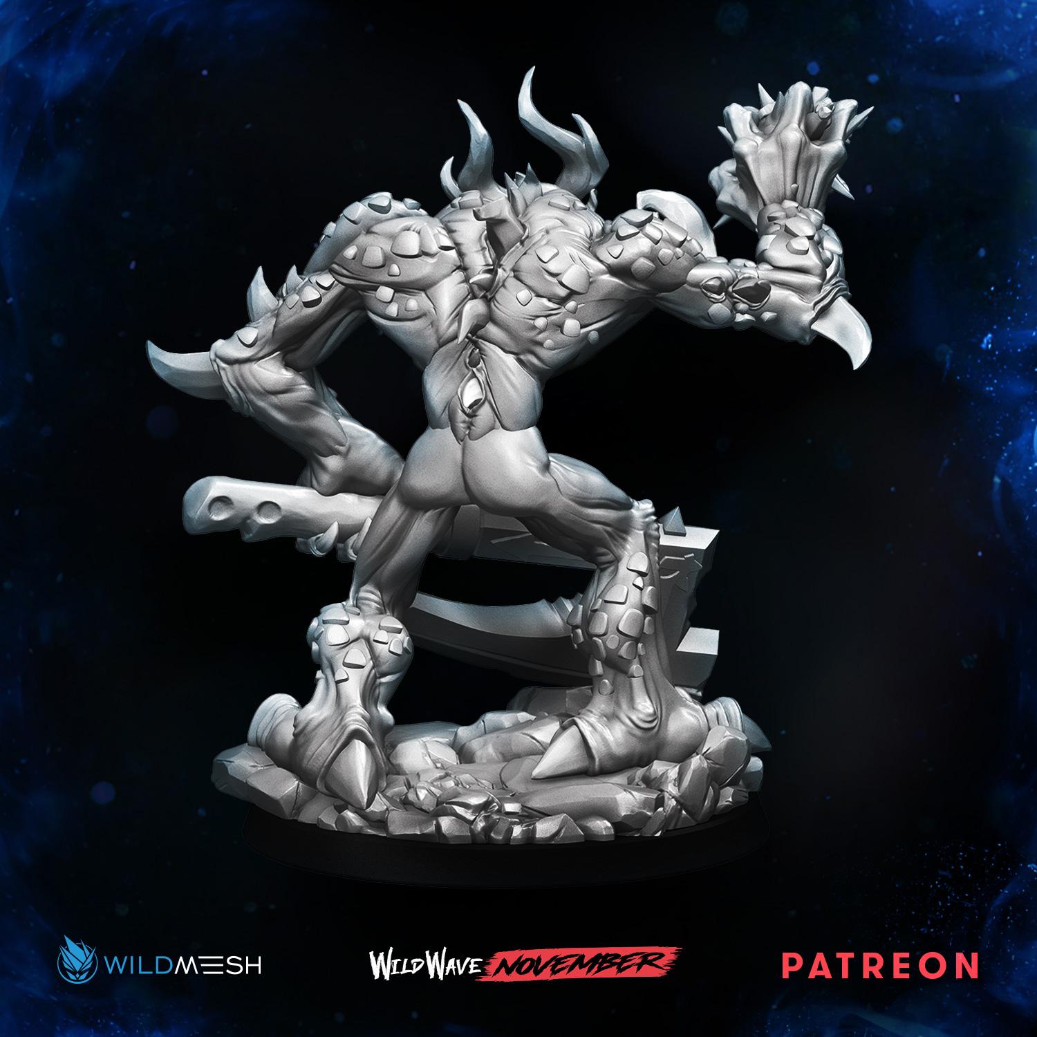 Wrathclaw 3D MINIATURE WILDMESH PATREON