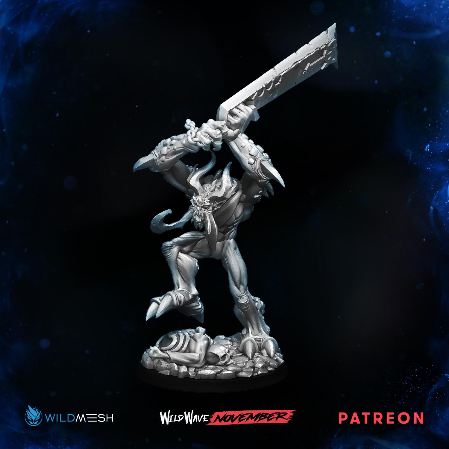 Wrathclaw 3D MINIATURE WILDMESH PATREON