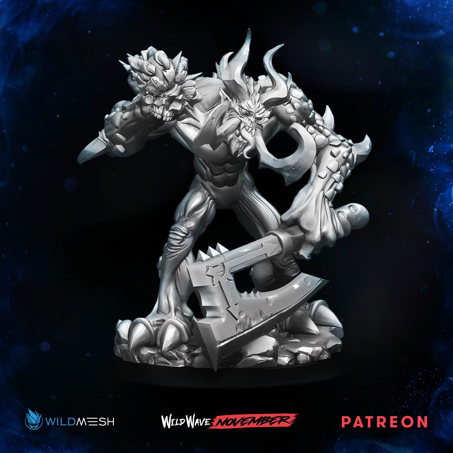 Wrathclaw 3D MINIATURE WILDMESH PATREON