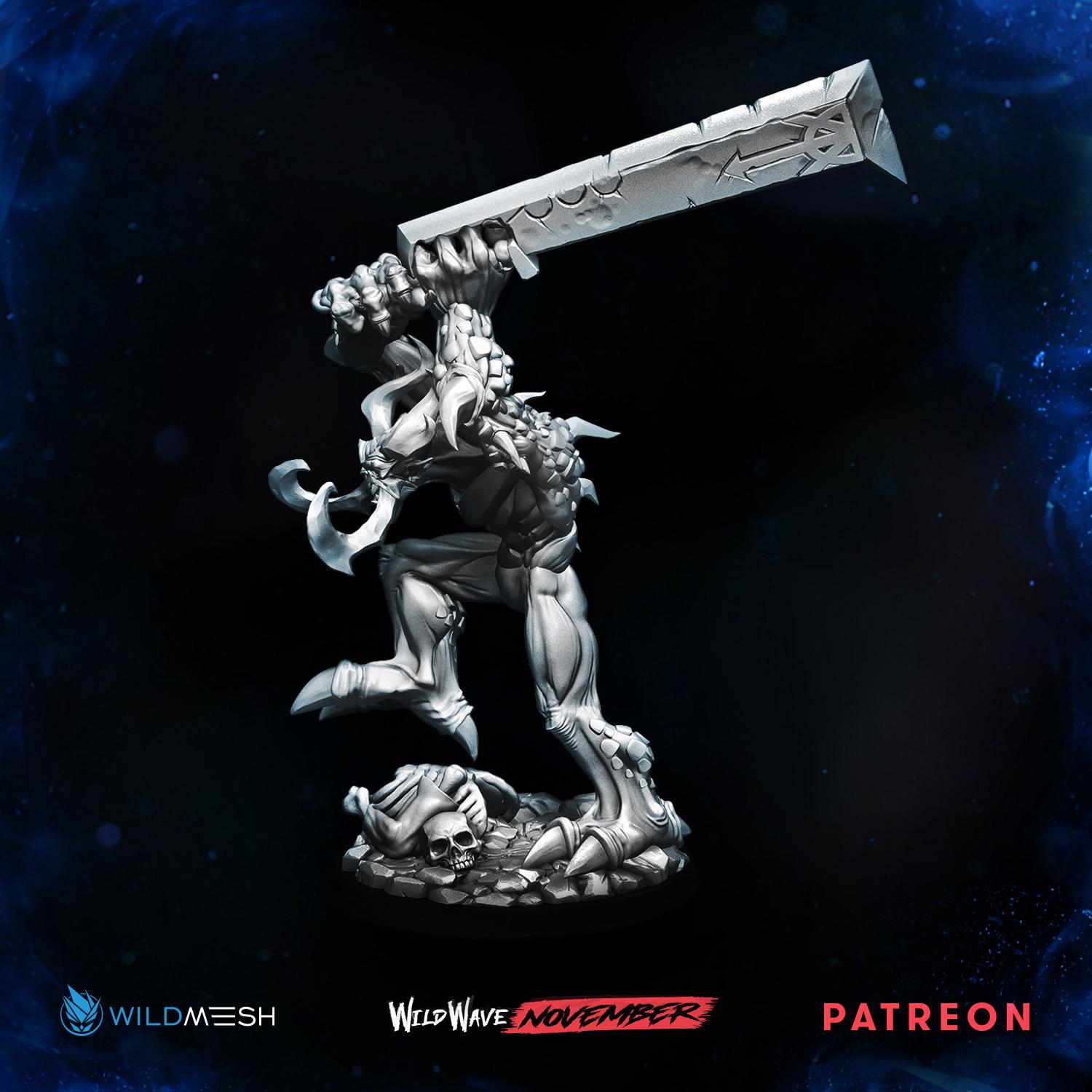 Wrathclaw 3D MINIATURE WILDMESH PATREON