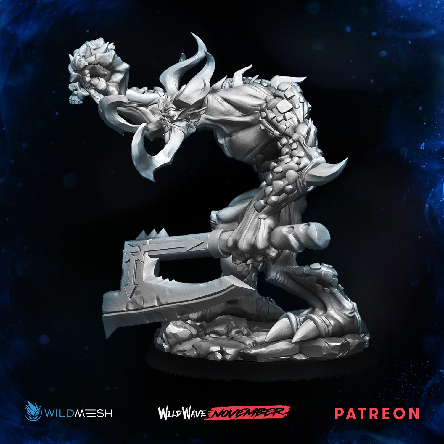 Wrathclaw 3D MINIATURE WILDMESH PATREON