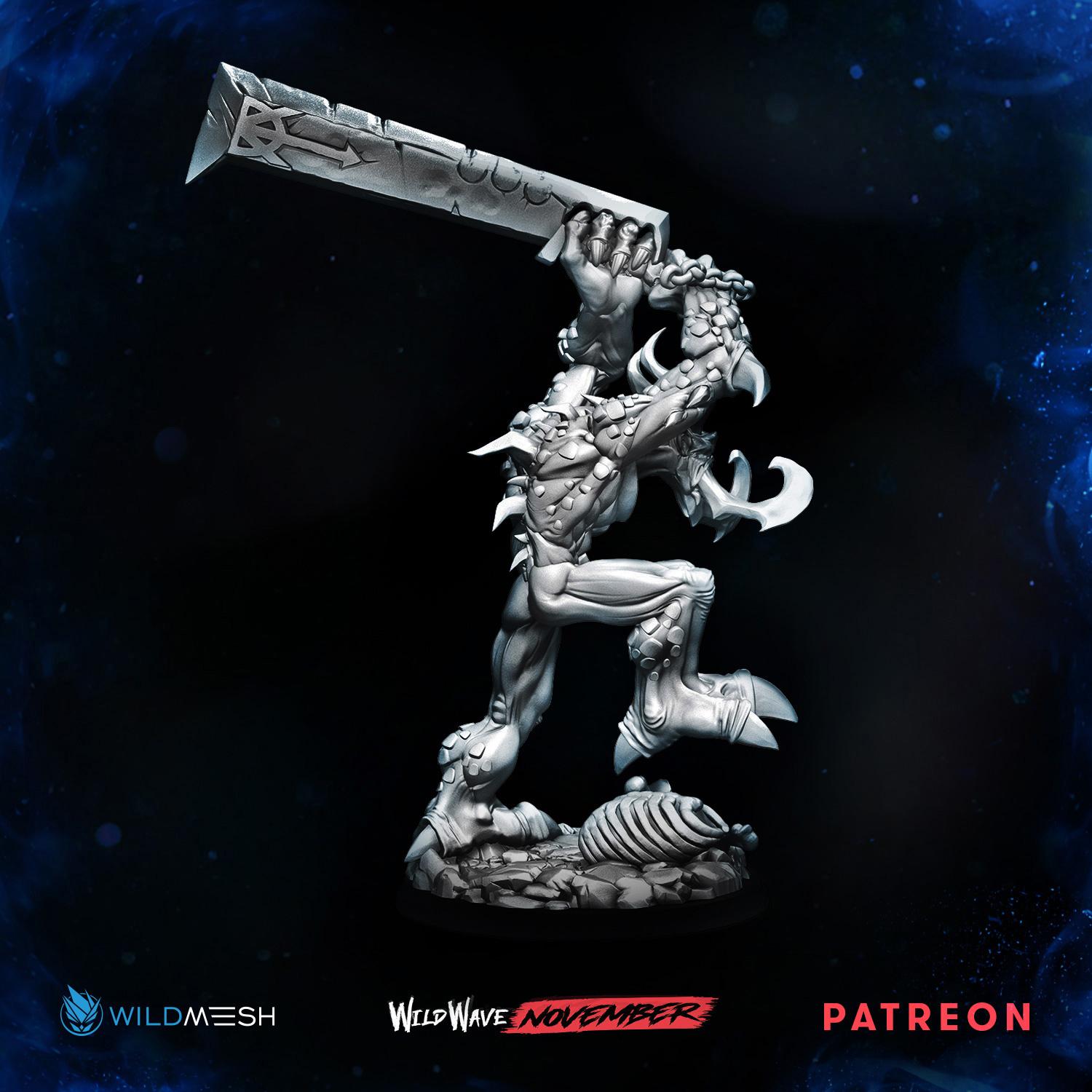 Wrathclaw 3D MINIATURE WILDMESH PATREON