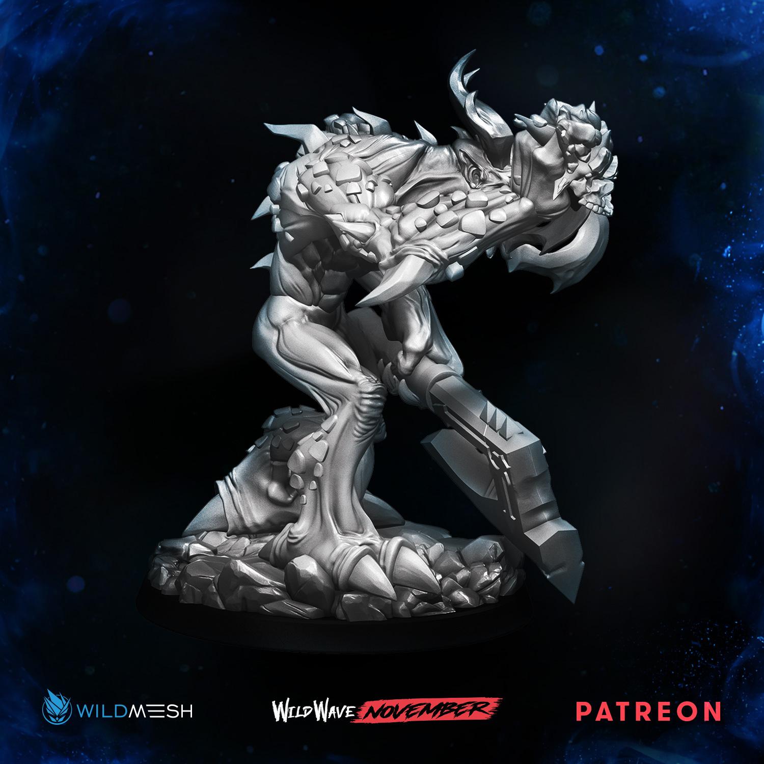 Wrathclaw 3D MINIATURE WILDMESH PATREON