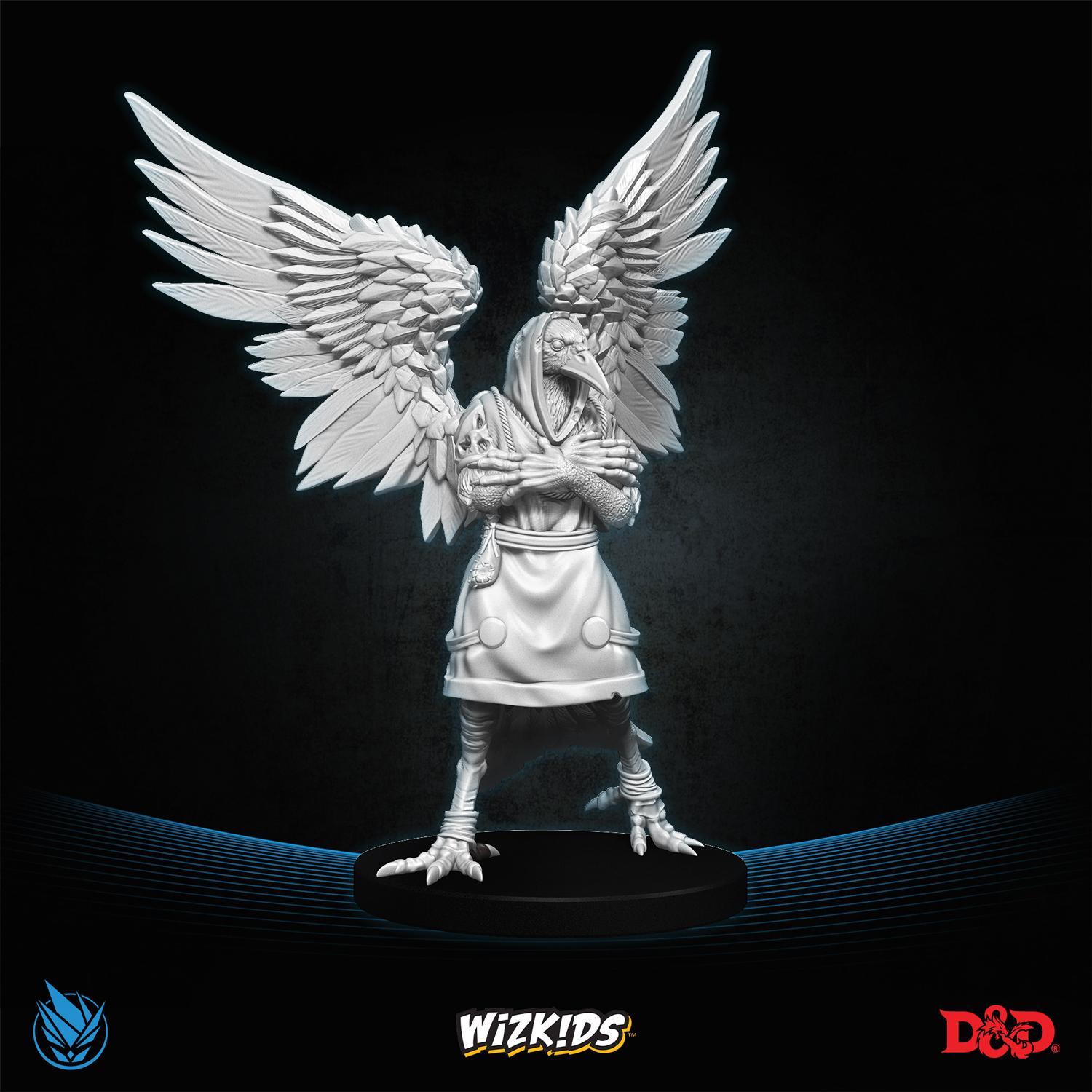 DDMW21 007 Wereraven Front 1 tabletop miniature